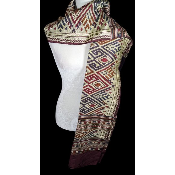 Tai Daeng Handmade Silk Naga Motif Wall Hanging - Picture 3 of 8